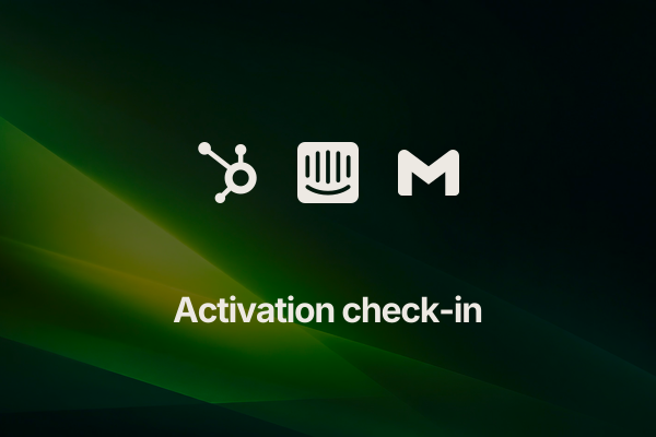 onboarding-checkin: Activation check-in